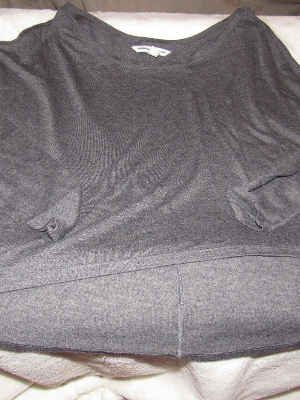 American Charcoal Crop Hi-Low  Top  Size XS  USED